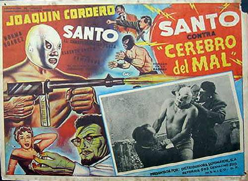 SANTO CONTRA CEREBRO DEL MAL